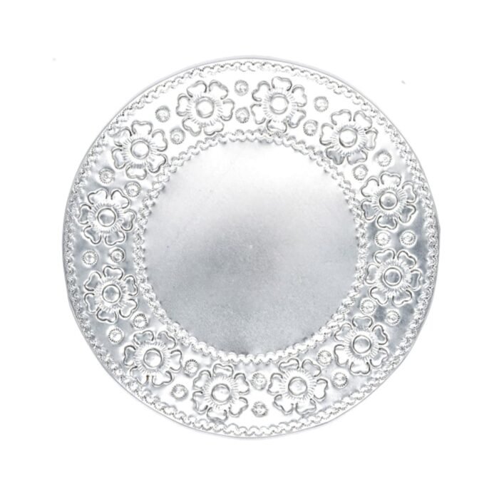 Plato Hojalata Circular Plata