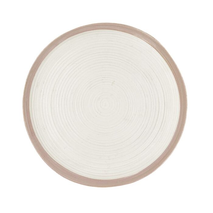 Plato Base Elena Filo Rosa Pastel