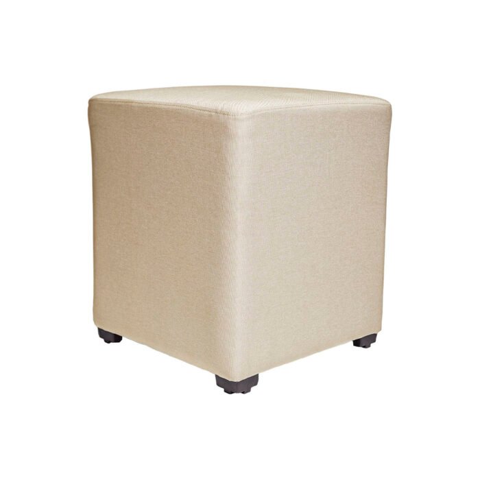 Taburete Chico Cuadrado Ivory