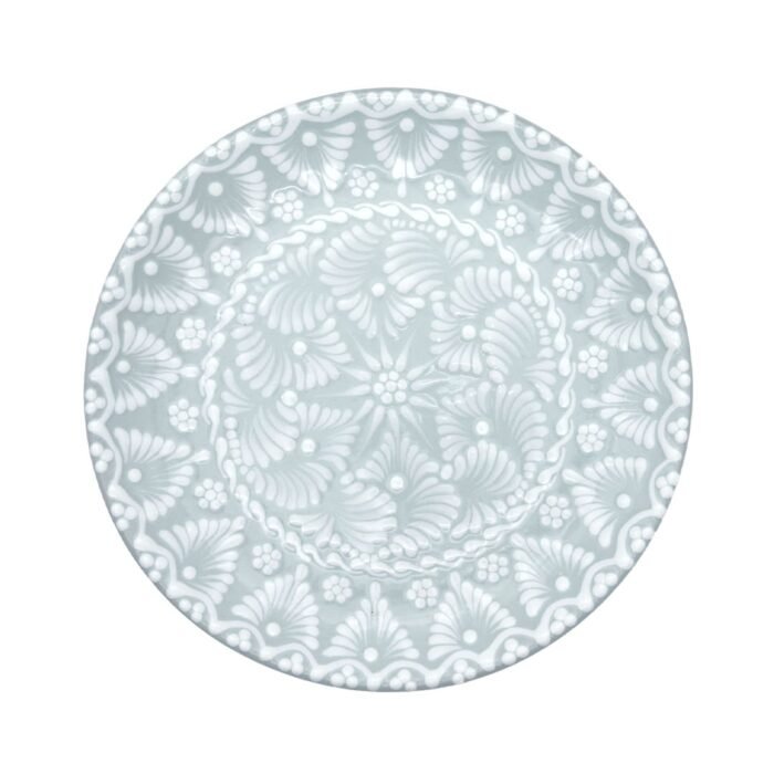 Plato Base Talavera Menta